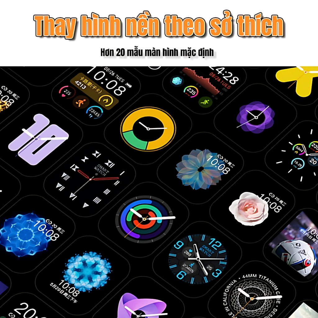 Đồng hồ thông minh T800 PRM Nghe gọi Chơi game Nhận thông báo Theo dõi sức khỏe Chống nước cho Nam và Nữ
