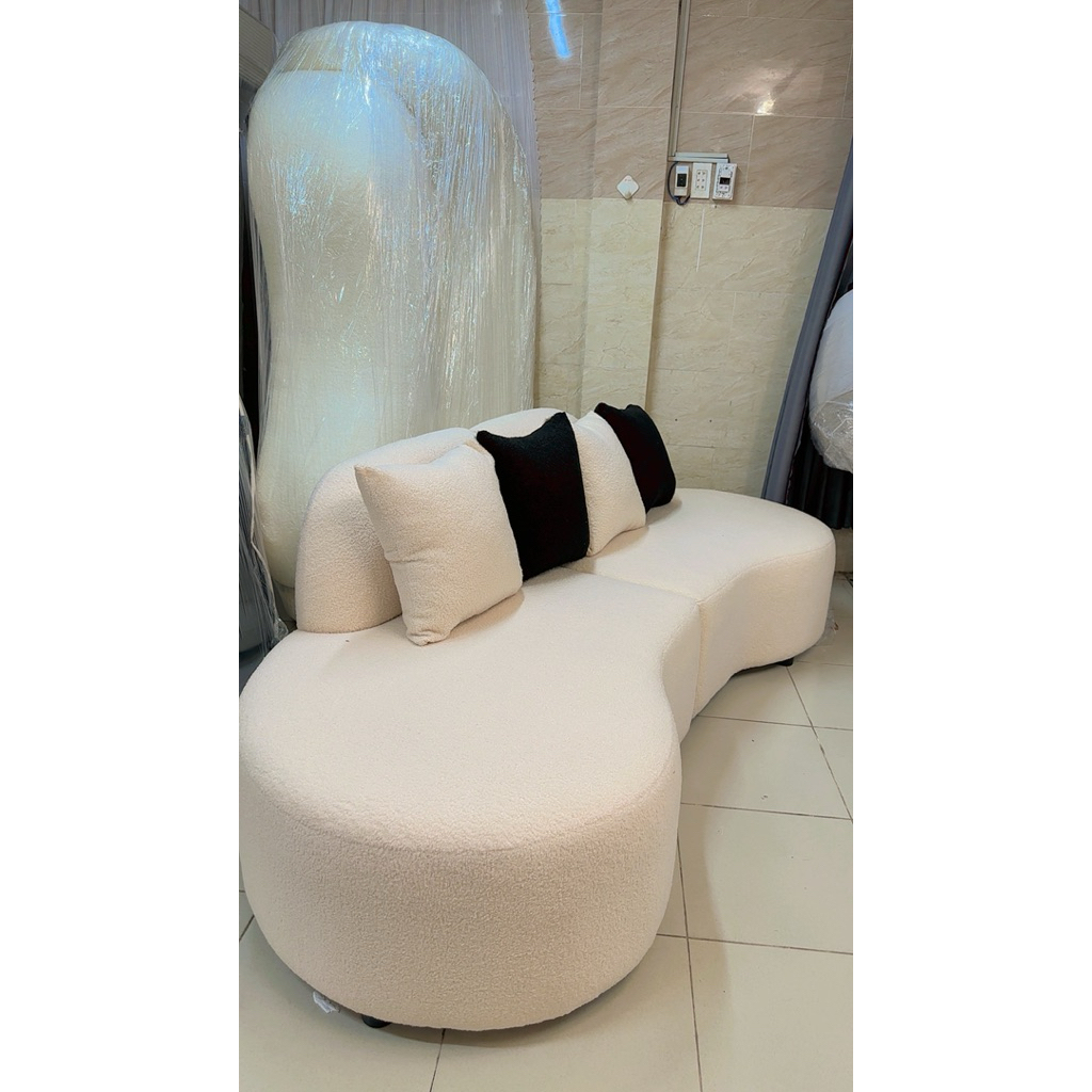Ghế sofa bán nguyệt Nhu Y Decor đa dạng chất liệu giao hoả tốc hcm