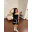 ALODIN.atedier | Quần short nỉ 2 da In Lụa chữ sước cao cấp 2 lớp lót lưới form trên gối Nam Nữ Menswear