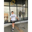 ALODIN.atedier | Quần short nỉ 2 da In Lụa chữ sước cao cấp 2 lớp lót lưới form trên gối Nam Nữ Menswear
