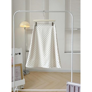 Chân váy chữ A dáng lửng qua gối bảng lưng thấp 2 lớp Váy công sở trơn thanh lịch vải cotton lạnh