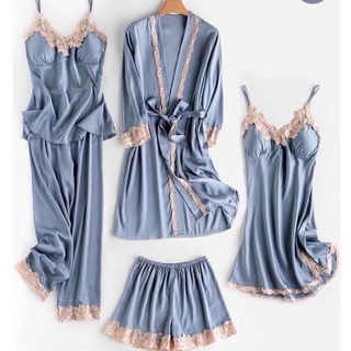 COMBO SET NGỦ LỤA 5 MÓN