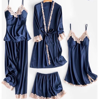 COMBO SET NGỦ LỤA 5 MÓN