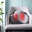 Đệm Tựa Massage Con Lăn + Hồng Ngoại, 4 Động Cơ Thư Giãn Dùng ÔTô Văn Phòng Giảm Mỏi Khi Ngồi Lâu