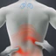 Đệm Tựa Massage Con Lăn + Hồng Ngoại, 4 Động Cơ Thư Giãn Dùng ÔTô Văn Phòng Giảm Mỏi Khi Ngồi Lâu