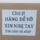 50 Tem dán có keo A5 note hàng dễ vỡ đi chành xe kích thước 21x15cm