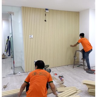 Tấm Ốp Tường Lam 3 Sóng Thấp Nhựa (Tâm Dài 2m9 Cắt Đôi 1m45 )