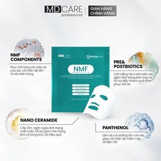 Mặt Nạ MD CARE NMF SKIN Protection Premium Mask Cấp Ẩm, Cân Bằng Lợi Khuẩn, Phục Hồi 23g Duduhouse