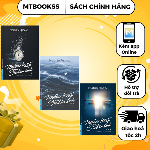 Sách - Combo Muôn Kiếp Nhân Sinh (Tập 1, 2, 3) Khổ to
