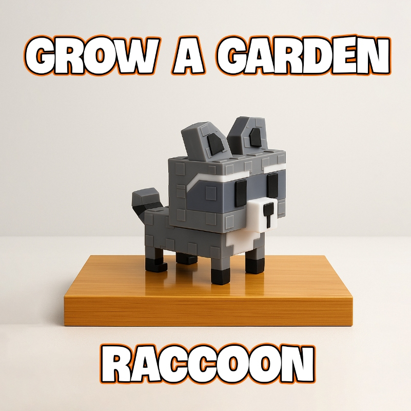 💥 Mô Hình Pet Raccoon ( Grow A Garden ) - Siêu Hài Hước