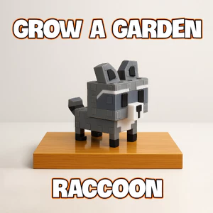 💥 Mô Hình Pet Raccoon ( Grow A Garden ) - Siêu Hài Hước