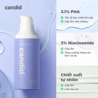 Gel Tẩy Tế Bào Chết C.a.nd.i.d AHA & PHA Gel Exfoliant Làm Mịn Da Khô, Da Nhạy Cảm 5ml Duduhouse