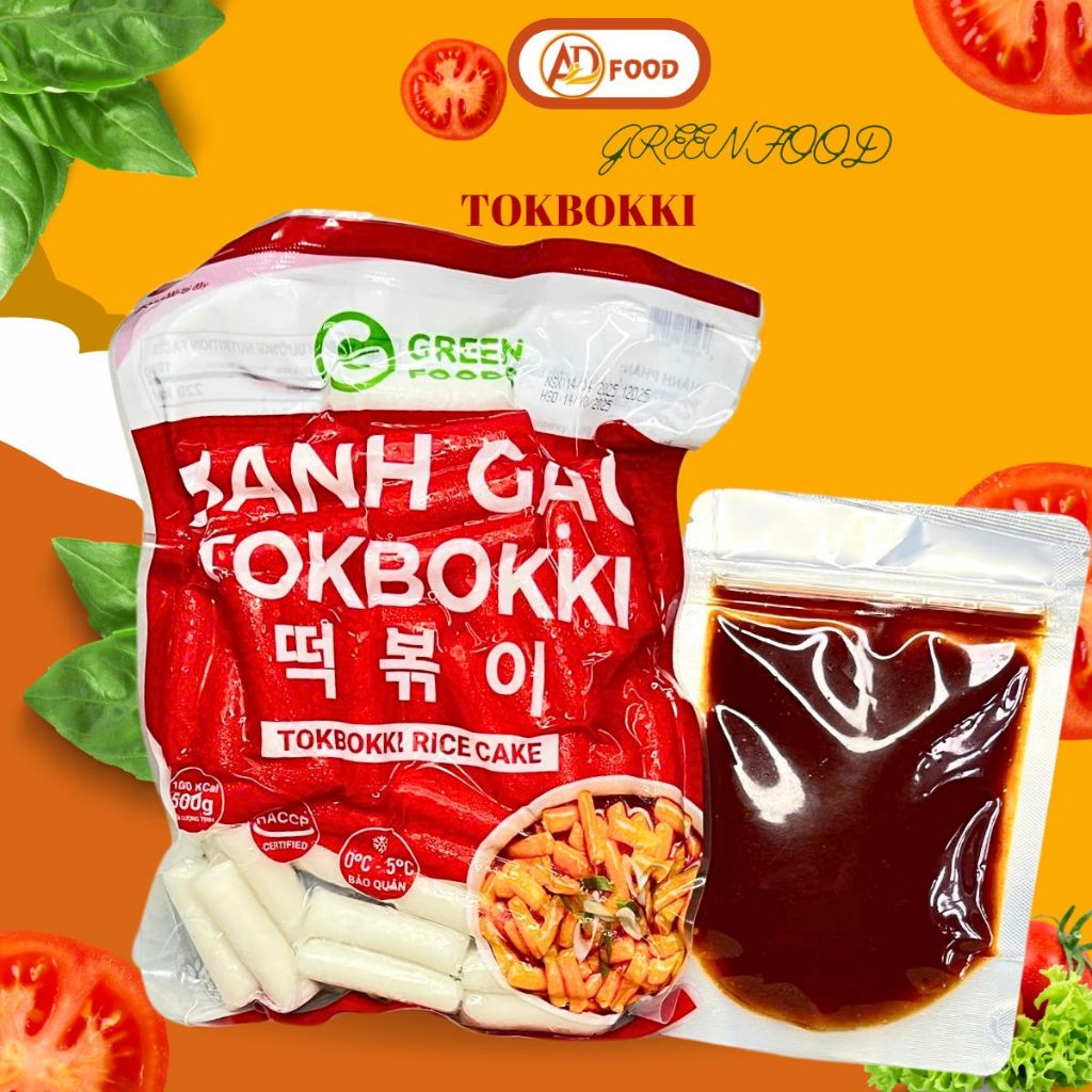 COMBO 1KG TOKBOKKI KÈM 200G SỐT