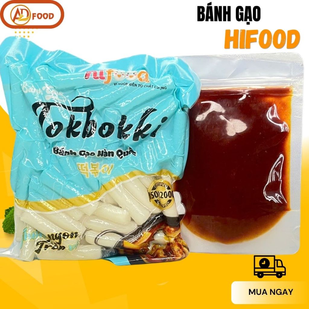 COMBO 1KG TOKBOKKI KÈM 200G SỐT
