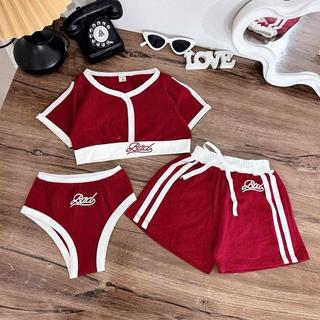 B8-đồ bơi 3 chi tiết cho bé gái size từ 8-30Kg