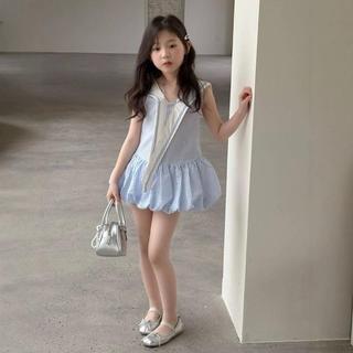 V355-[tomnaukids] Váy sọc chân bí cho bé gái size từ 8-30Kg