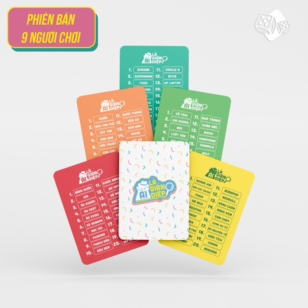 Bài Ai Là Gián Điệp Weplay 240 từ khoá keyword boardgame truy lùng spy we play