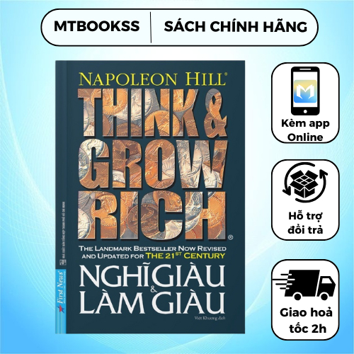Sách - Nghĩ Giàu Và Làm Giàu (Khổ To) - First News
