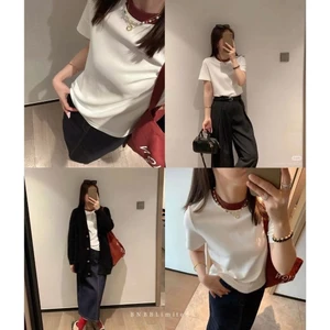 Áo thun nữ cổ phối BNBB