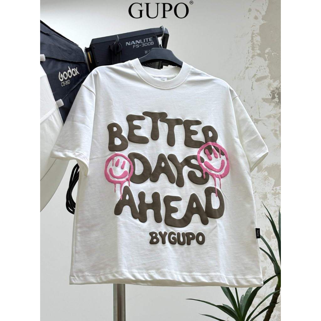 Áo Thun Oversize Nam Nữ 280GSM In Phồng Form Rộng Local Brand GUPO - TS036 | BigBuy360 - bigbuy360.vn