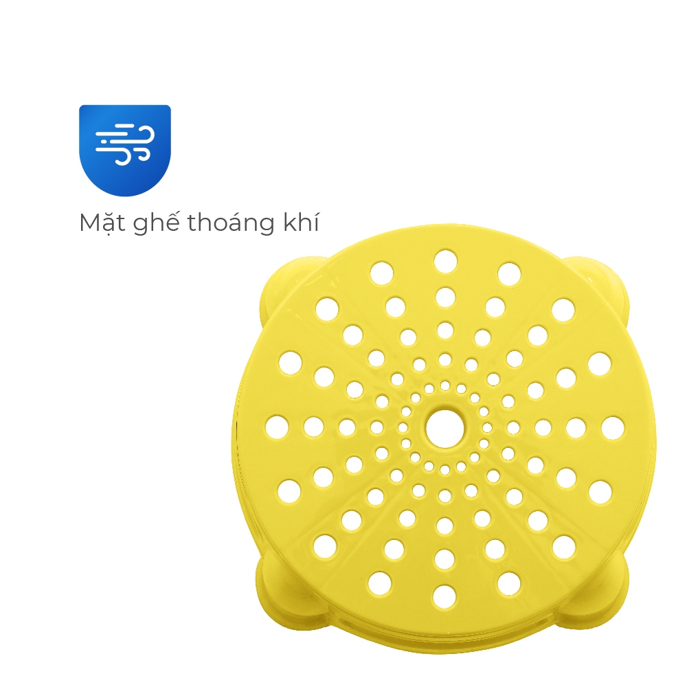Ghế nhựa lùn tròn QUI PHÚC, size nhỏ, combo 2,4 ghế, tiện lợi, đa năng, chắc chắn, bền màu