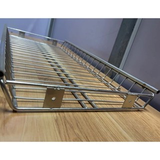 Giá úp bát đĩa INOX 201 lắp tủ bếp (bán lẻ 1 tầng) mã mới 2025 [ Hàng dầy đẹp]