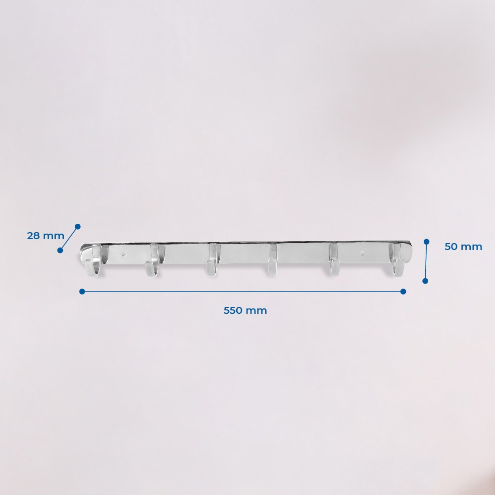 Móc treo quần áo gắn tường QUI PHÚC, inox 201/304 không gỉ, sáng bóng, đa dạng kích thước, tiện