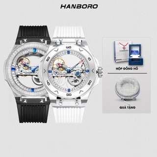 Đồng Hồ Cơ HANBORO 986-2 | Tặng kèm bóp đựng đồng hồ