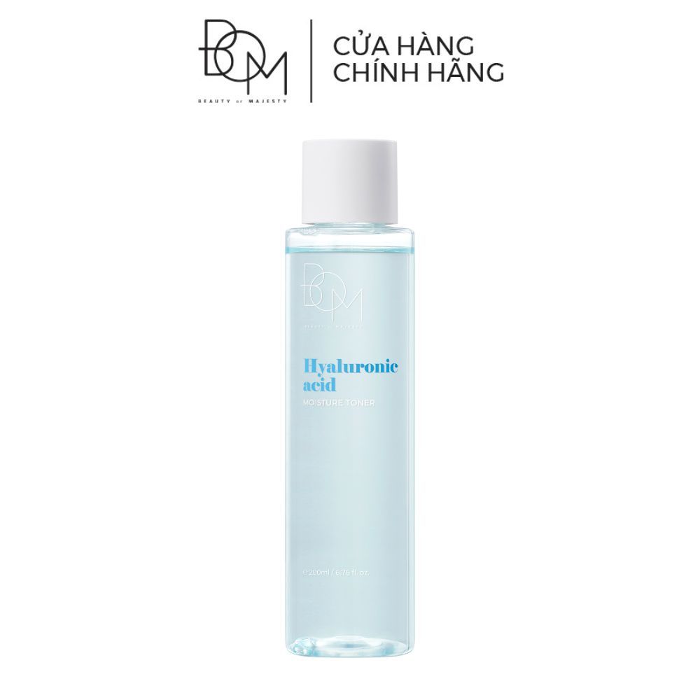 Nước Cân Bằng Dưỡng Ẩm BOM Hyaluronic Acid Moisture Toner 200ml