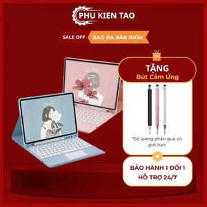 Bao da bàn phím touchpad tròn cho SamSung Galaxy Tab S10, S10+, S10FE, S9, Tab S9 +, Tab S9 Ultra, Tab A9, Tab A9+
