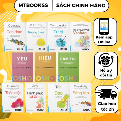 Sách - Trọn Bộ OSHO 11 Cuốn (Combo/lẻ tuỳ chọn) - First News