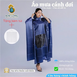 Áo Mưa Nhũ  - Cánh Dơi Phù Hợp Cho Nam Và Nữ