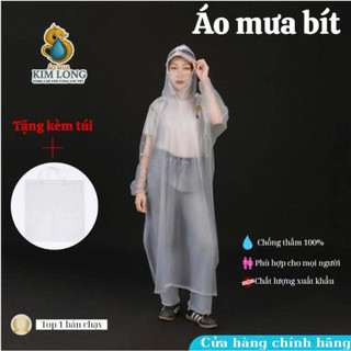 Áo Mưa Ít Kỉ Có Khẩu Trang - Áo Mưa Bít Một Người Chính Hãng - Chất Lượng