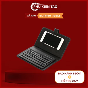 Bao Da Điện Thoại Kèm Bàn Phím bluetooth Không Dây Cho iphone, Samsung, Smartphone