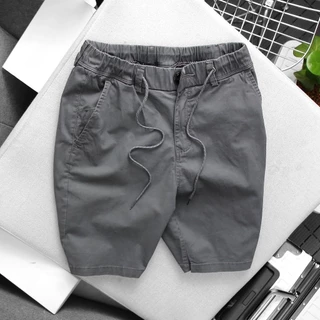 Quần short Kaki Co Giãn ZR Lưng thun Khoá Kéo Bền màu Không xù lông