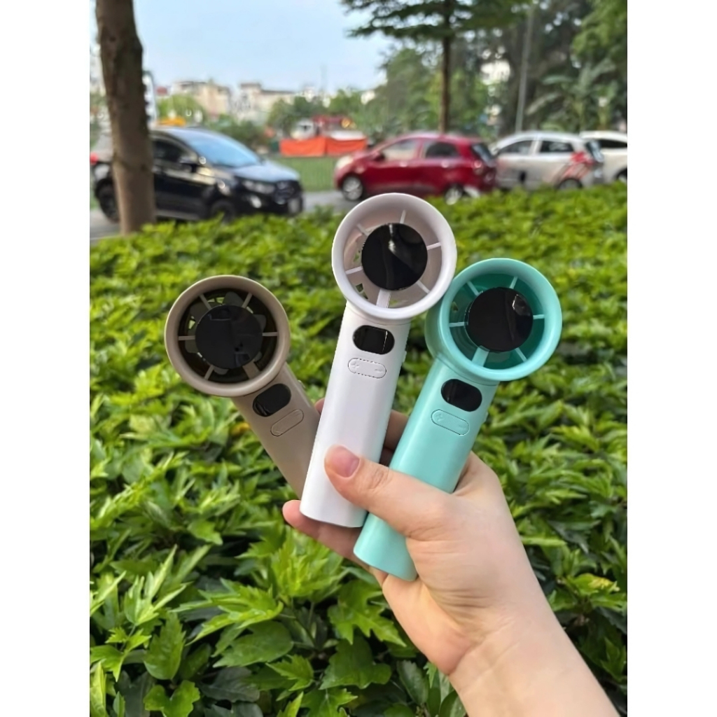 Quạt Cầm Tay Mini M11 Làm Mát Nhanh Với 120 Mức Gió, Sạc Nhanh, Màn Hình LCD Hiển Thị Tốc Độ Gió, Làm Mát Lên Đến 6H