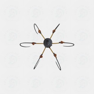 Lưỡi Câu Lục Thép Đen Size 8 10 12 14