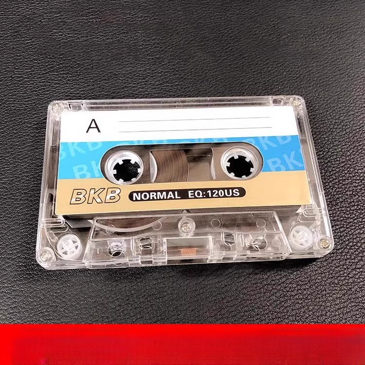 Băng ghi âm 60 phút băng cassette mới trống băng trắng ghi âm dùng thu nhạc, giọng hát hoặc tài liệu dạy tiếng Anh...