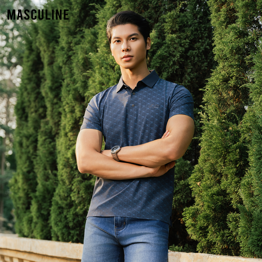 Áo Polo Nam Masculine cao cấp, chất liệu tơ tằm sang trọng, mềm mại - MPL51