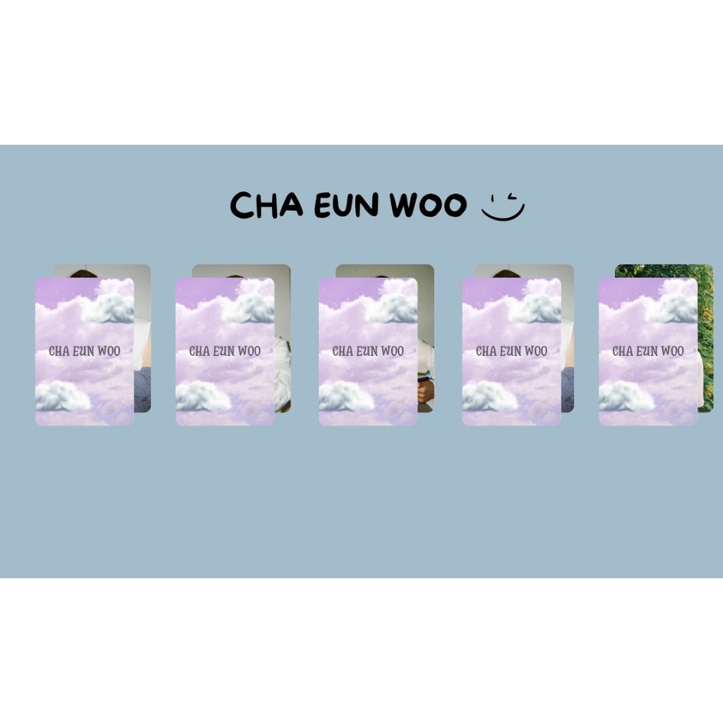 set card bo góc Cha Eun Woo