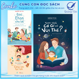 Sách Combo Cùng con học nói (3 Quyển: Đọc ehon cho bé + Trong sách có gì mà vui thể + Cùng con học nói) - Ehomebooks