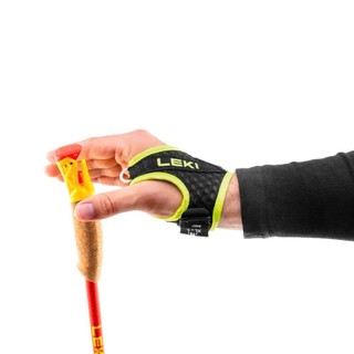 Bao tay đeo gậy LEKI SHARK FRAME STRAP MESH GLOVES BLACK|LIME - 8086720012