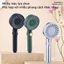 vòi sen tắm tăng áp –5 chế độ điều chỉnh Tiết kiệm nước, xoay 360°, nút bật tắt tiện lợi, nhựa ABS bền đẹp