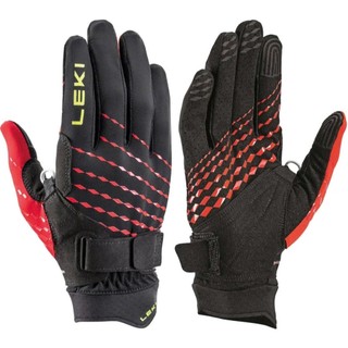 Bao tay đeo gậy LEKI ULTRA TRAIL BREEZE SHARK GLOVES BLACK|RED - 653705301