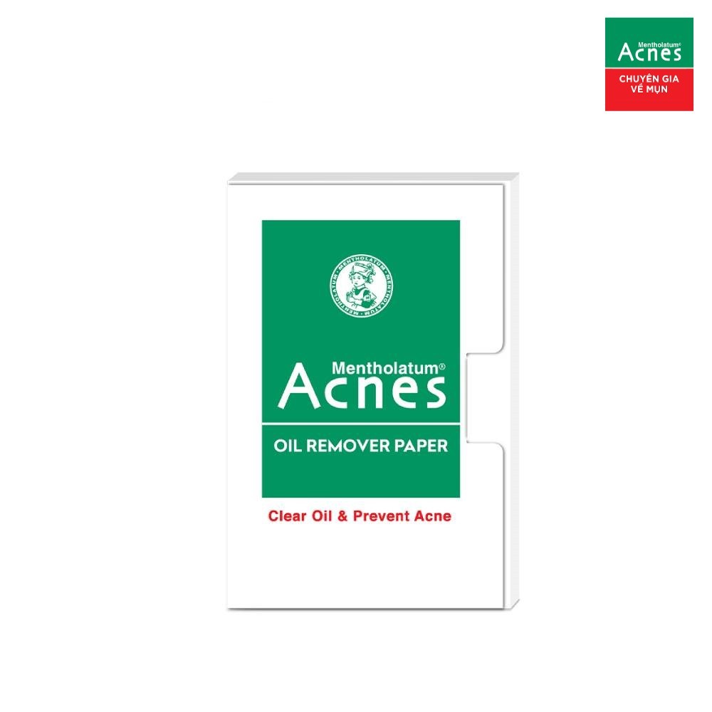 Giấy thấm dầu kiểm soát nhờn, ngừa mụn Acnes Oil Remover Paper 50 tờ