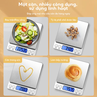 Quy mô nhà bếp kỹ thuật số Quy mô thực phẩm Quy mô trang sức túi nhỏ Quy mô nấu ăn Quy mô thực phẩm Màn hình