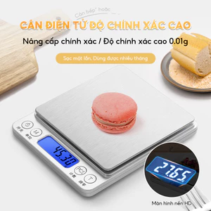 Cân Điện Tử Mini 0.1g Đến 3kg - Dụng Cụ Nhà Bếp, Tiệm Bánh, Kinh Doanh