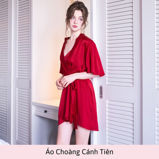 Áo Choàng Ngủ Cánh Tiên - Angle Wing Robe - Lụa Latin thượng hạng - VSECRET