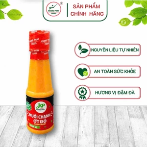Muối chanh ớt đỏ chai 200/100g Khang Phát Foods, dùng chấm hải sản, đồ nướng
