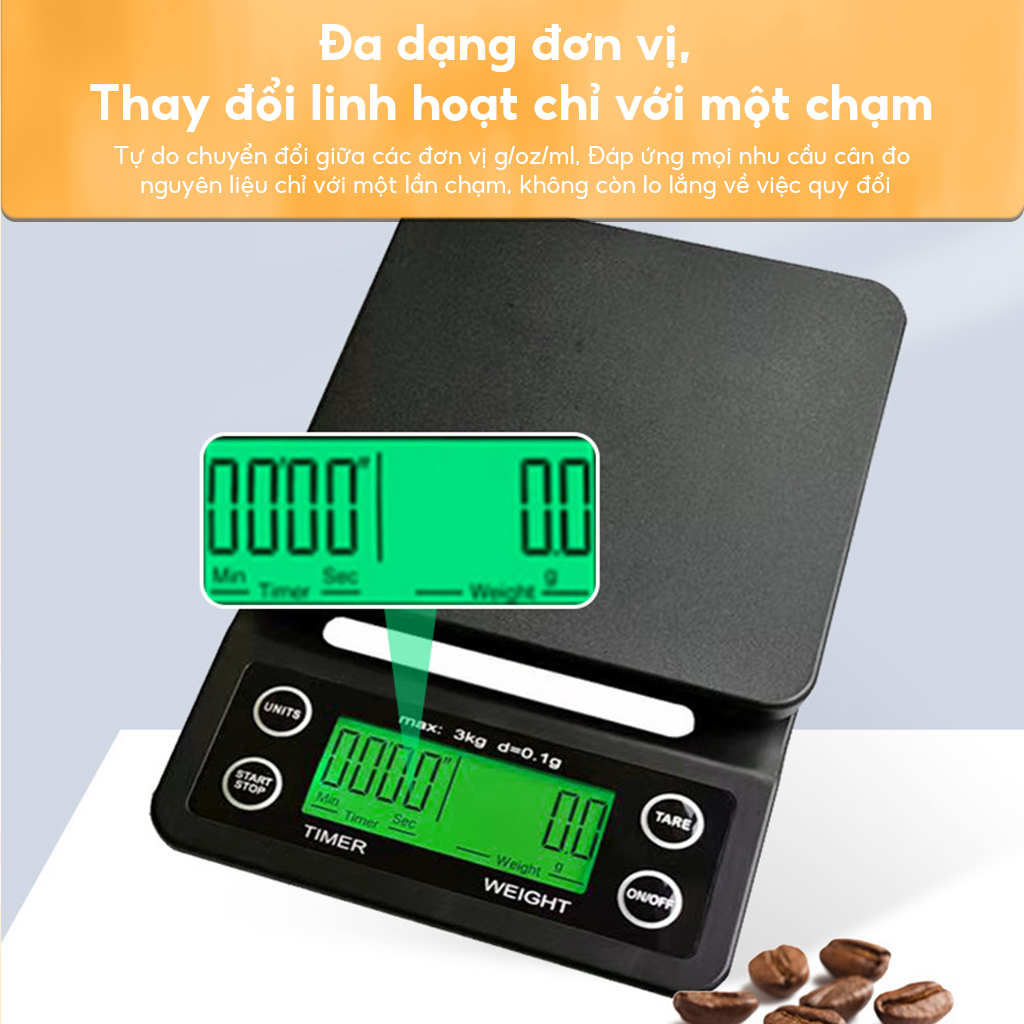 Cân điện tử, cân tiểu ly cao cấp độ chính xác cao -Cân chuyên dụng đạt chuẩn Với pin